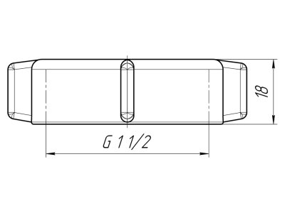 Гайка накидная 1 1/2" (40мм) М440